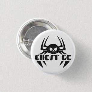 Ghost Go Spooky Season 3 Cm Round Badge