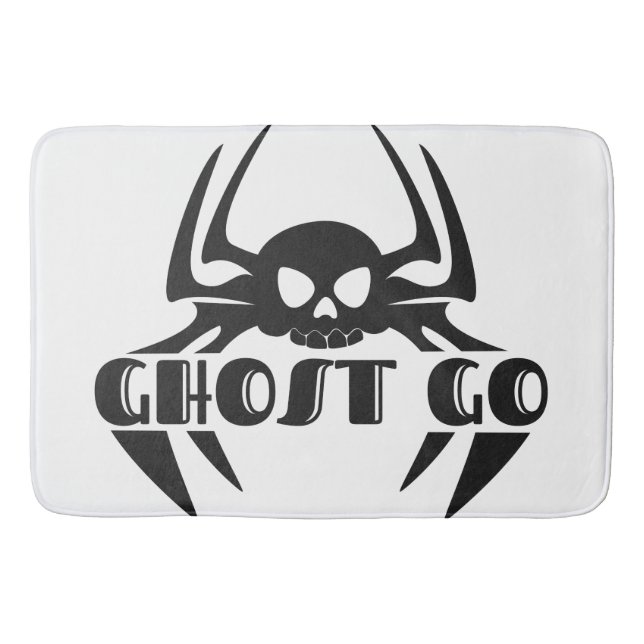Ghost Go Spooky Season Bath Mat (Front)