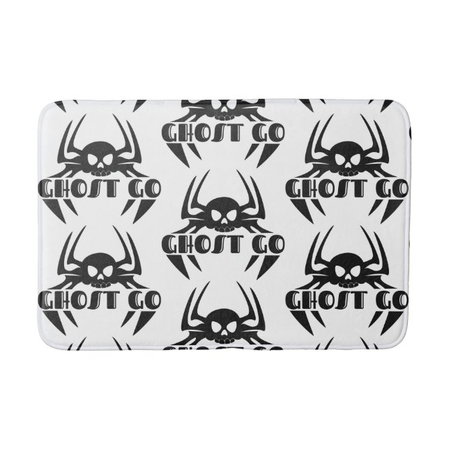 Ghost Go Spooky Season Bath Mat (Front)