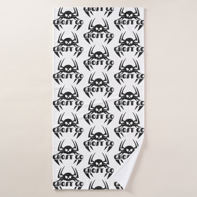 Ghost Go Spooky Season Bath Towel (Bath Towel)