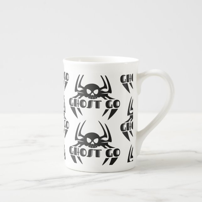 Ghost Go Spooky Season Bone China Mug (Right)