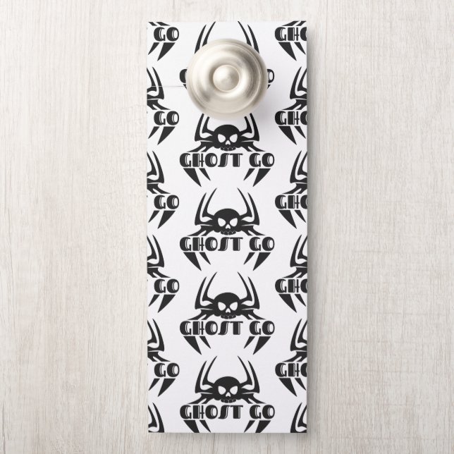 Ghost Go Spooky Season Door Hanger (On Knob)