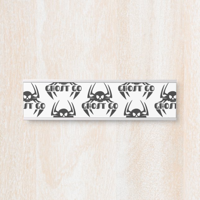 Ghost Go Spooky Season Door Sign (Front)