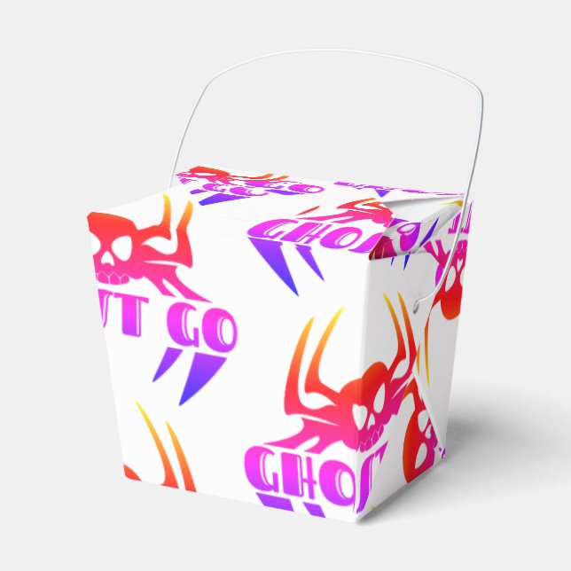Ghost Go Spooky Season Favour Box (Front Side)