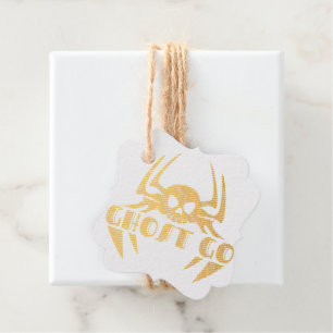 Ghost Go Spooky Season Favour Tags