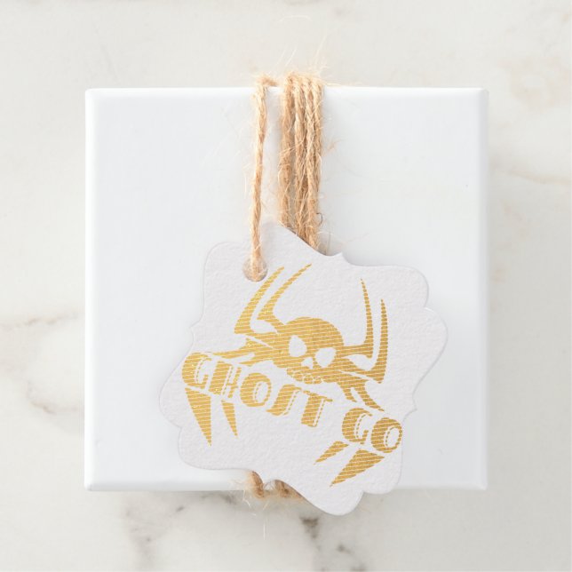 Ghost Go Spooky Season Favour Tags (With Box)