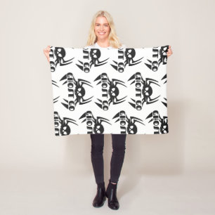 Ghost Go Spooky Season Fleece Blanket