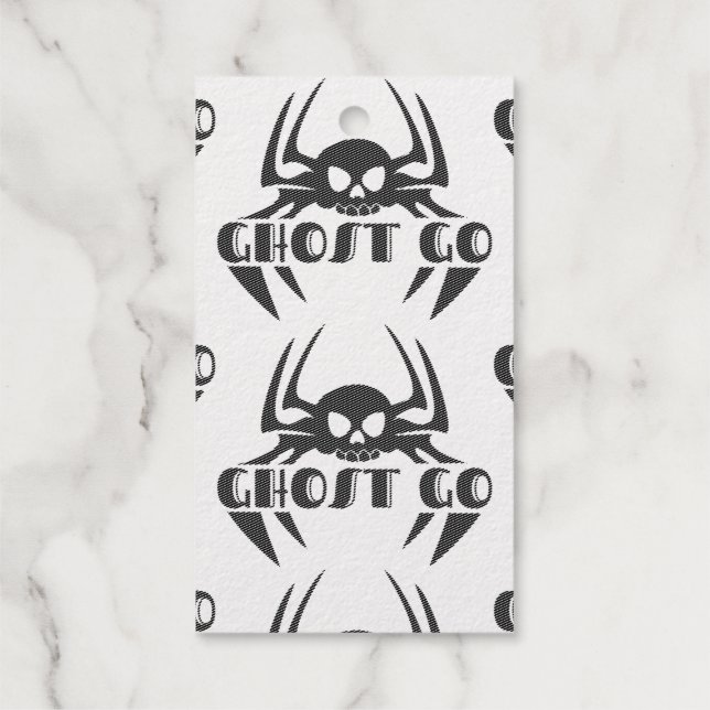 Ghost Go Spooky Season Gift Tags (Back)