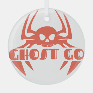 Ghost Go Spooky Season Glass Tree Decoration