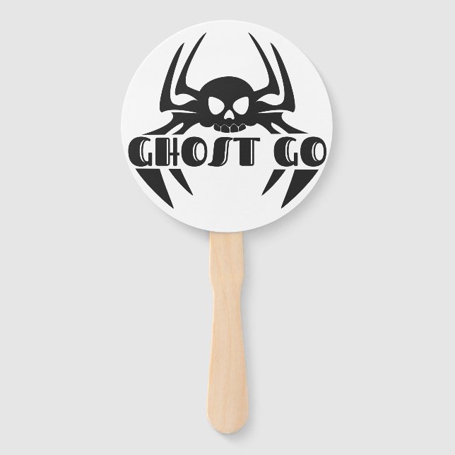 Ghost Go Spooky Season Hand Fan (Front)