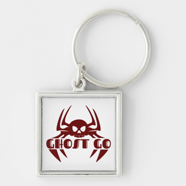 Ghost Go Spooky Season Key Ring (Front)