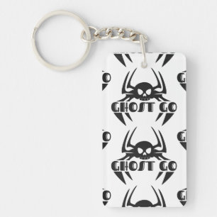Ghost Go Spooky Season Key Ring
