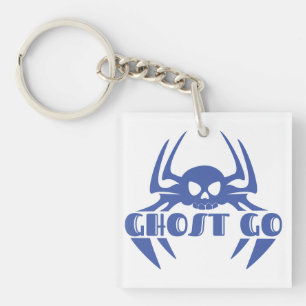 Ghost Go Spooky Season Key Ring