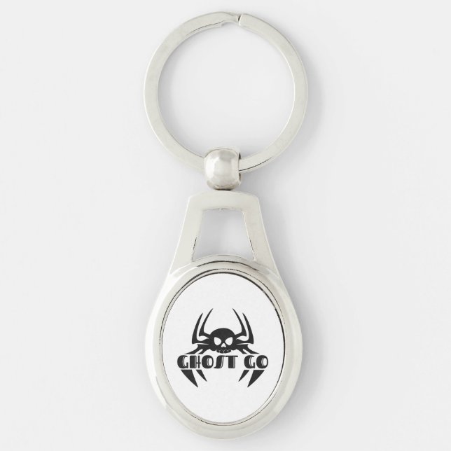 Ghost Go Spooky Season Key Ring (Front)