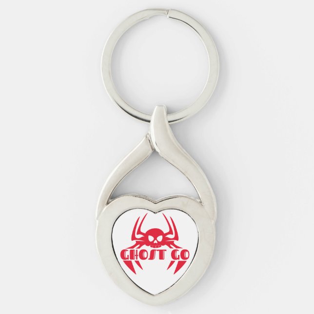 Ghost Go Spooky Season Key Ring (Front)