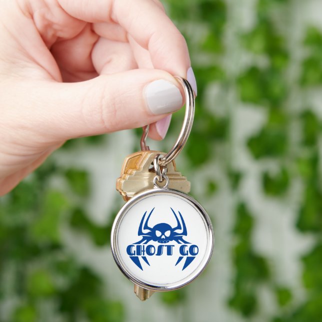Ghost Go Spooky Season Key Ring (Hand)