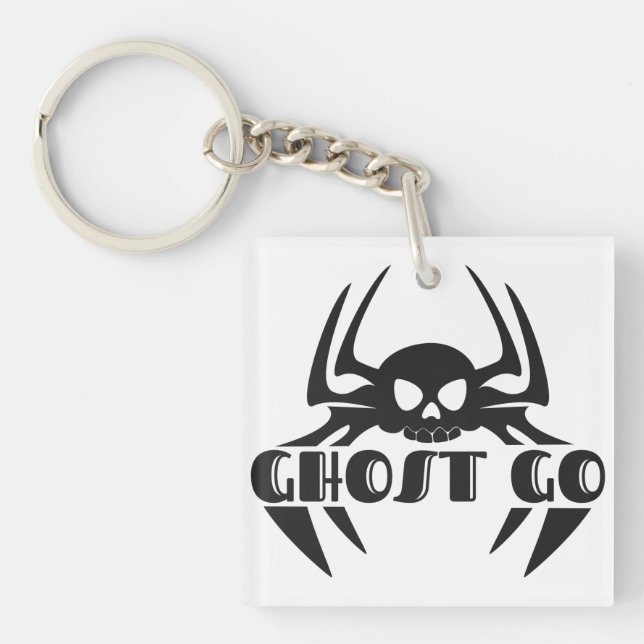 Ghost Go Spooky Season Key Ring (Front)