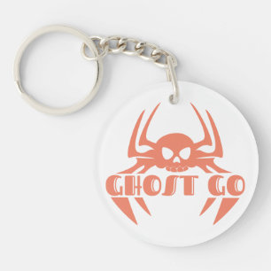 Ghost Go Spooky Season Key Ring