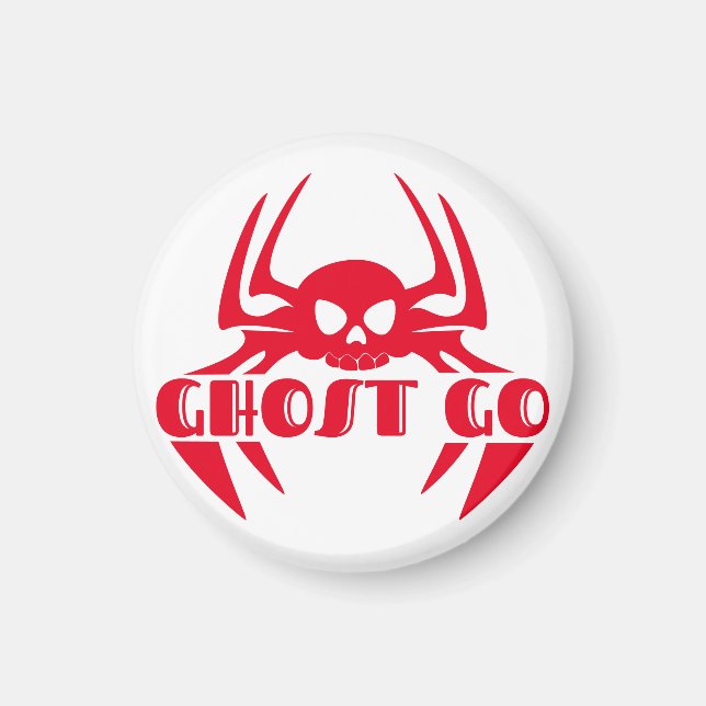 Ghost Go Spooky Season Magnet (Front)