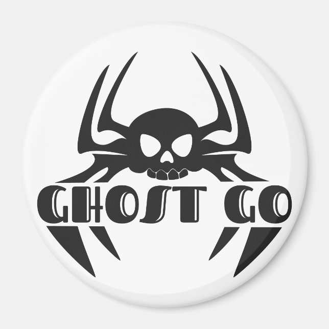 Ghost Go Spooky Season Magnet (Front)