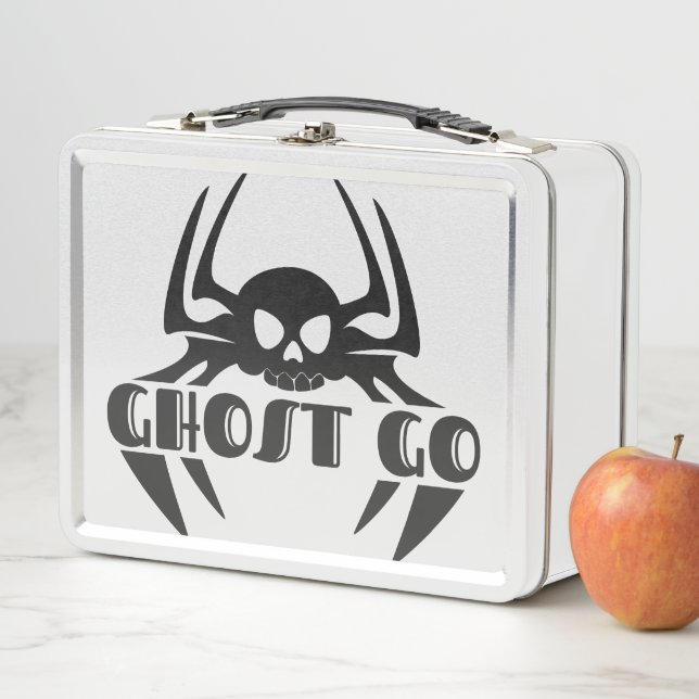 Ghost Go Spooky Season Metal Lunch Box (In Situ)