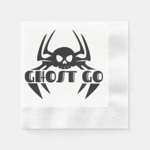 Ghost Go Spooky Season Napkin