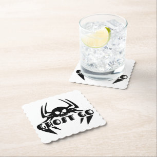 Ghost Go Spooky Season Paper Coaster