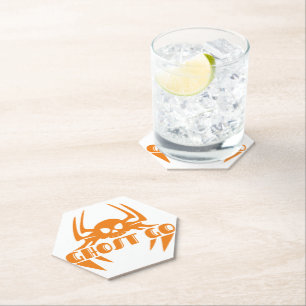 Ghost Go Spooky Season Paper Coaster