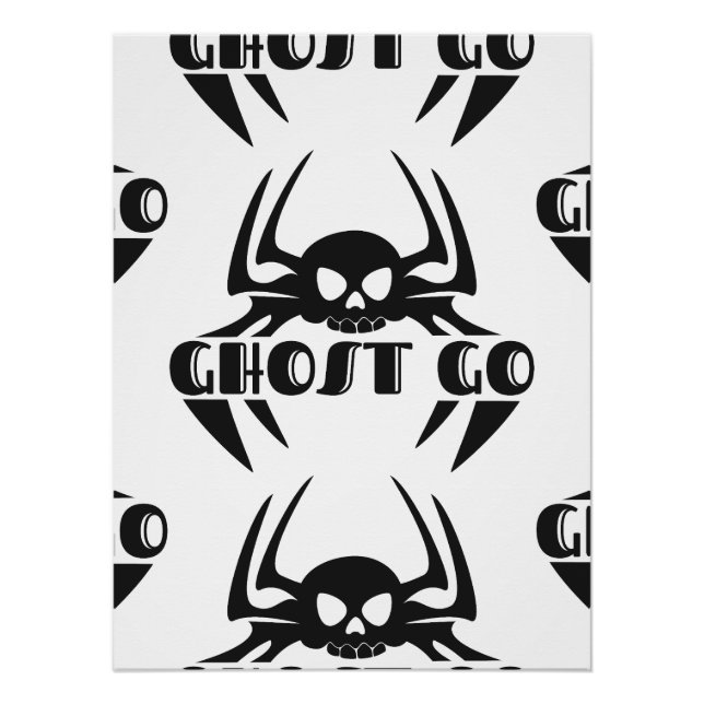 Ghost Go Spooky Season Poster (Front)