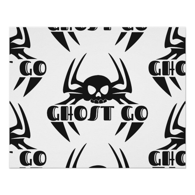 Ghost Go Spooky Season Poster (Front)