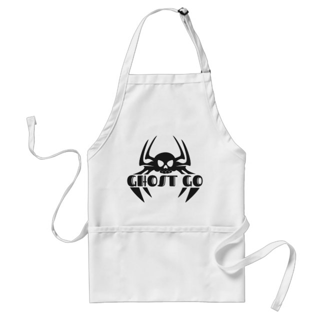 Ghost Go Spooky Season Standard Apron (Front)