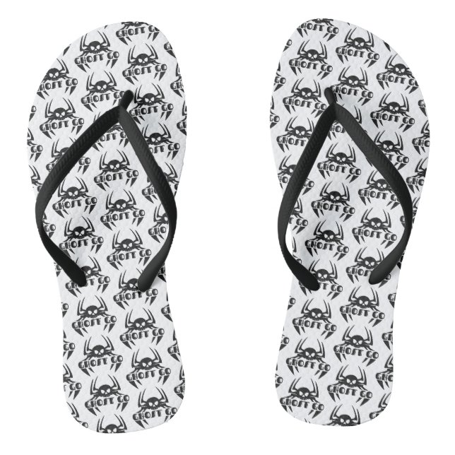 Ghost Go Spooky Season Thongs (Footbed)