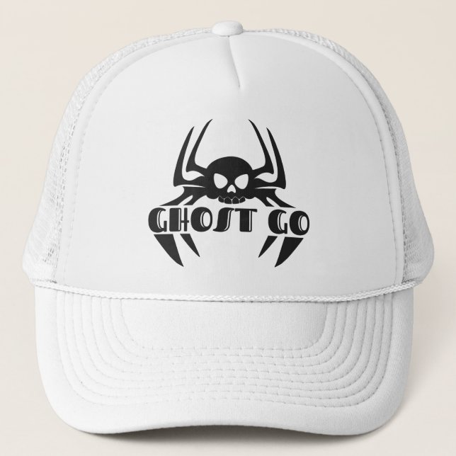 Ghost Go Spooky Season Trucker Hat (Front)