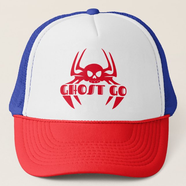 Ghost Go Spooky Season Trucker Hat (Front)