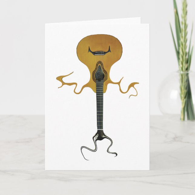 Ghost Guitar Card (Front)