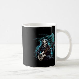 Ghost Guitar Cool Guitar Player Skeleton Hands Gui Coffee Mug