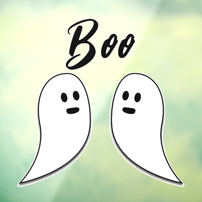 Ghost Halloween black white boo (Sheet 3)
