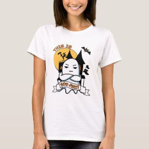 Ghost Halloween Costume Funny Boo T-Shirt