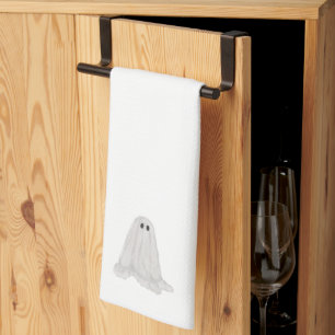 Ghost Halloween Kitchen Towel