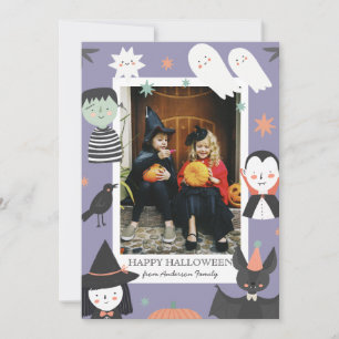 Ghost Halloween My first Boo baby  Holiday Card