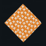Ghost Halloween Orange Bandana<br><div class="desc">Lots of little white ghosts on an orange background.  A fun pattern for those who like cute and spooky things. Particularly good for Halloween. Original art by Nic Squirrell.</div>