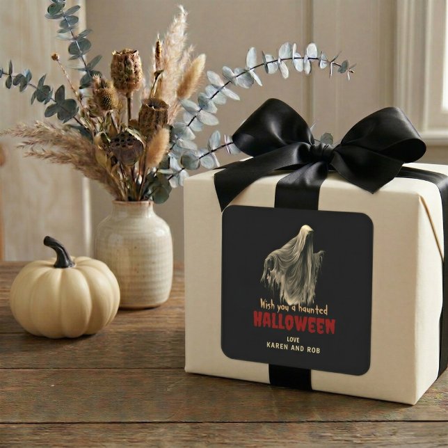 Ghost Halloween Personalised Sticker Party Favour (Creator Uploaded)