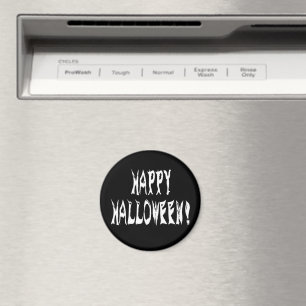 Ghost Halloween Text Magnet
