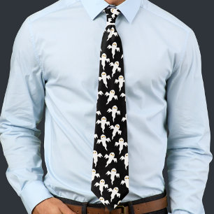 Ghost Halloween Tie