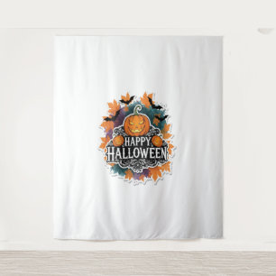 Ghost Haunt School Halloween Tapestry