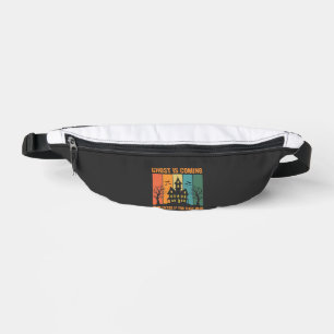 Ghost Haunted House Halloween Vector Design Bum Bags