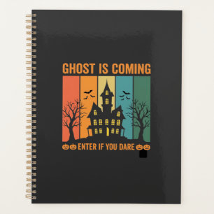 Ghost Haunted House Halloween Vector Design Planner