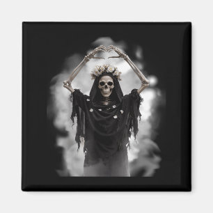 Ghost heart hands scary face mothers day poster magnet