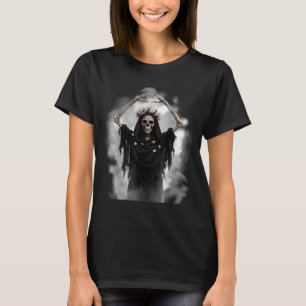 Ghost heart hands scary face mothers day poster T-Shirt