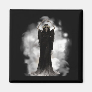 Ghost heart hands scary skeleton mothers day magnet